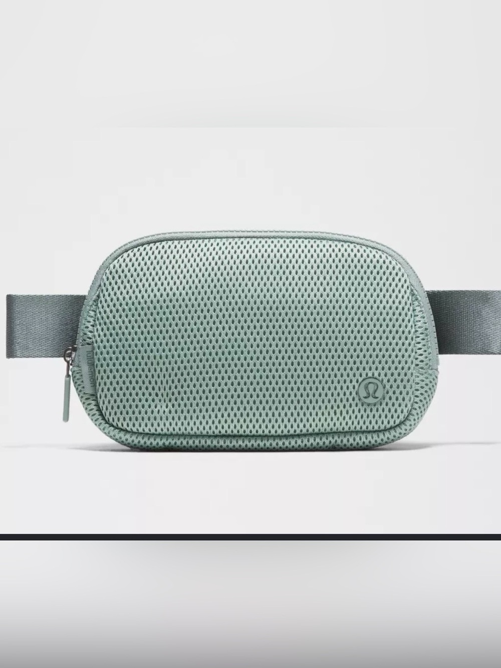 lululemon Crater Blue Knit Mesh Every Belt Bag